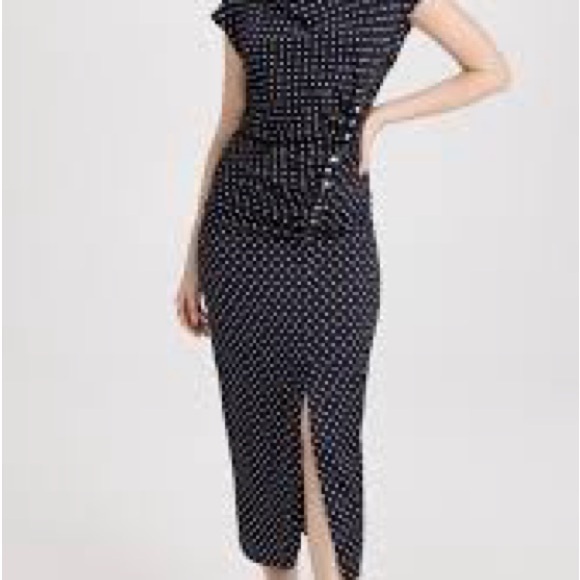 Veronica beard Navy Blue polka dot. - Picture 4 of 13